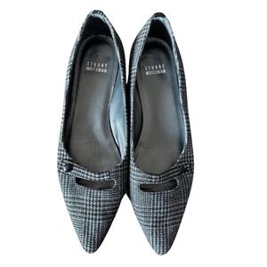 STUART WEITZMAN Women’s Plaid Fabric & Leather Shoes Size 7M
